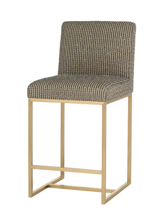 Pinrose Tipi Taupe Armless Stool