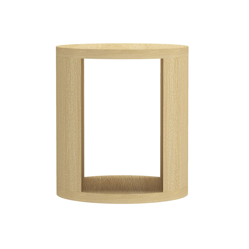 Alure Contemporary 20" End Table in Oak image number 3