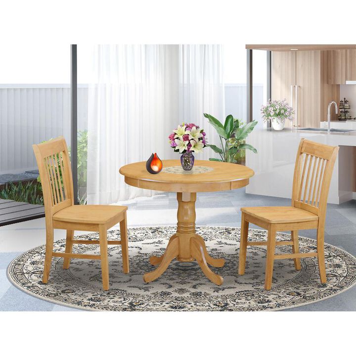 3 Pc Dining room set - small Kitchen Table and 2 Dining chair