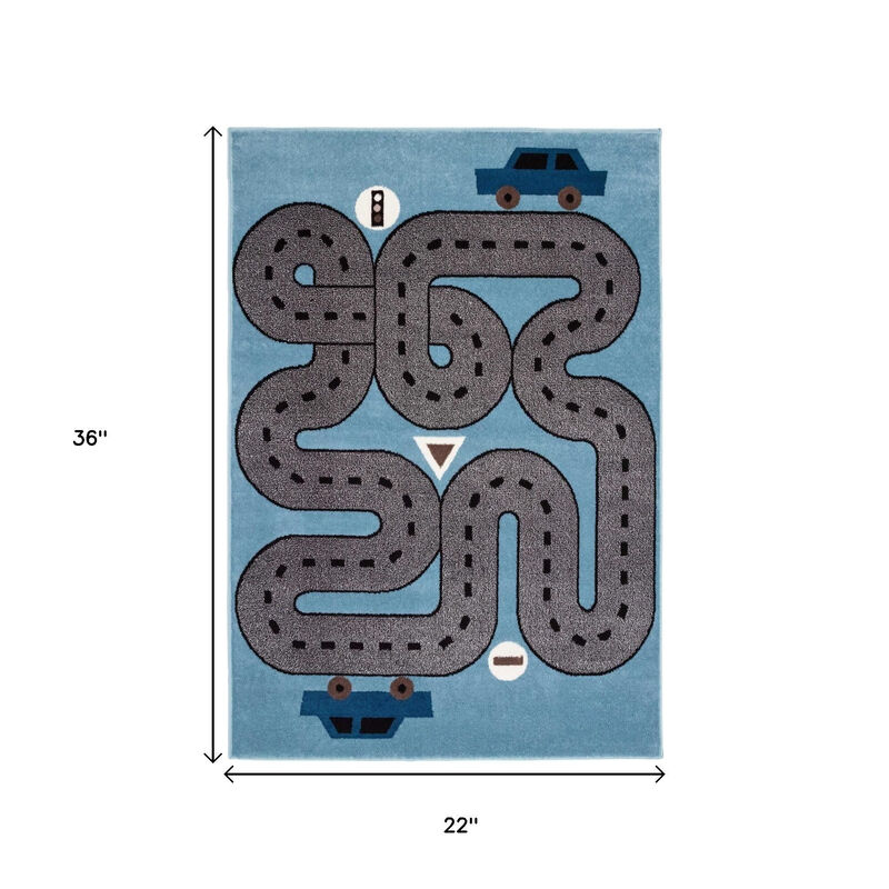 HomeRoots Transportation Youthful Washable Area Rug image number 3