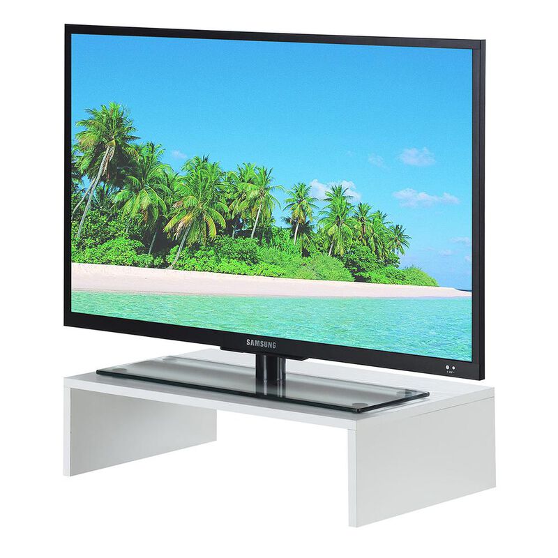 Convience Concept, Inc. Designs2Go Small TV/Monitor Riser for TVs up to 26 Inches White