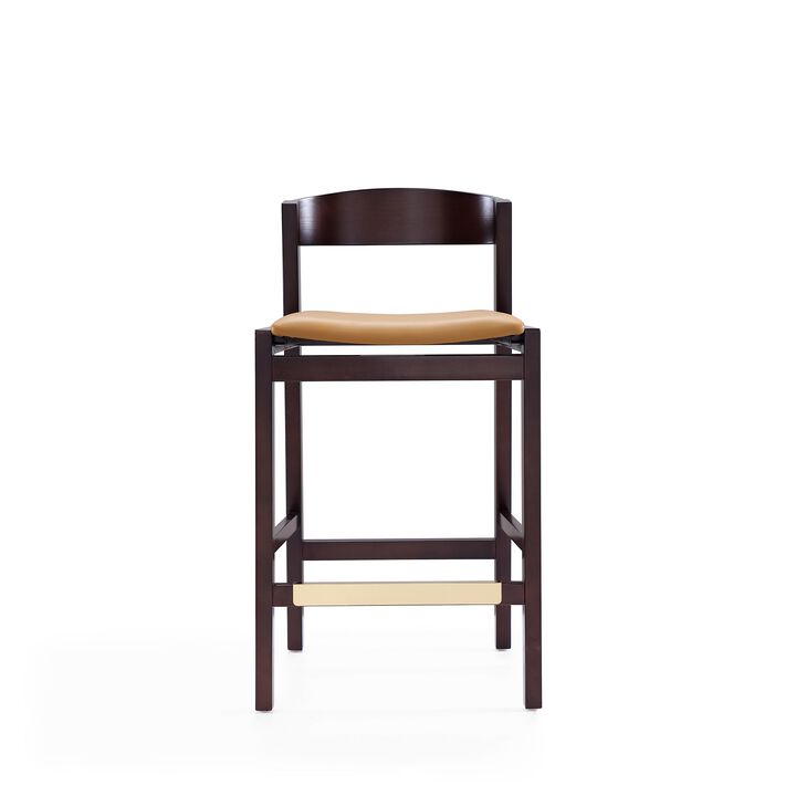 Klismos Tan Counter Stools (Set of 2)