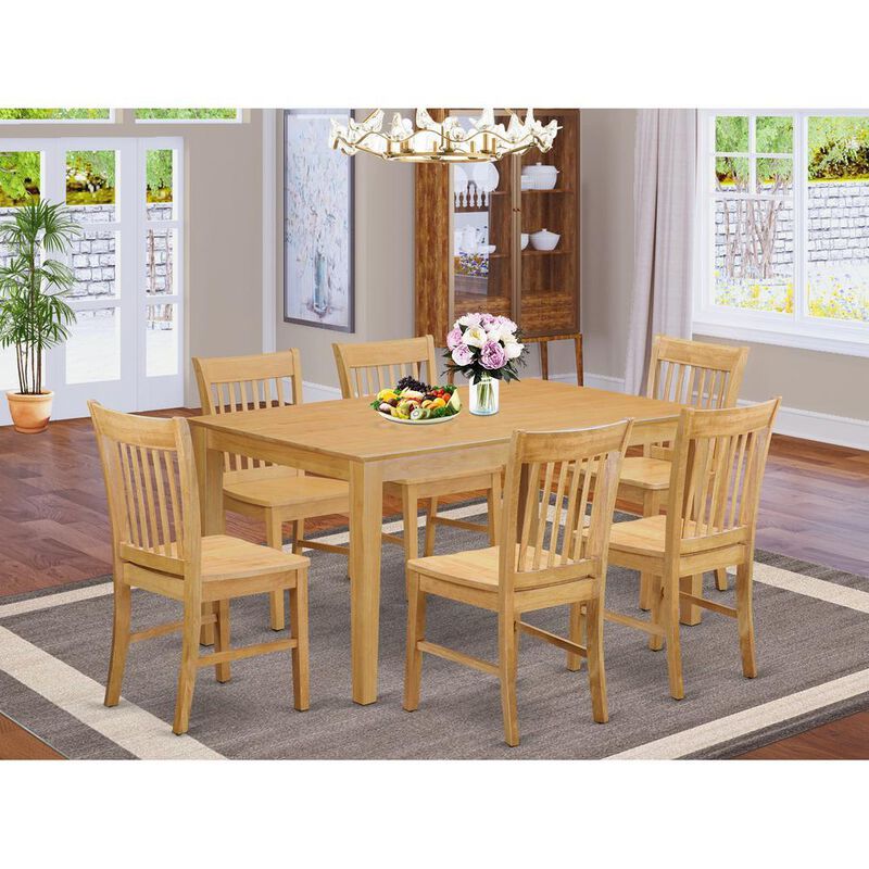 7 Pc Dining room set-Dinette Table and 6 Dining Chairs