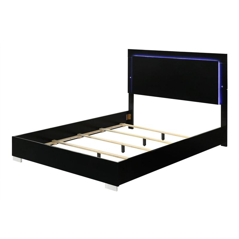 3pc Bedroom Set, Wood, 2 Nightstands image number 2