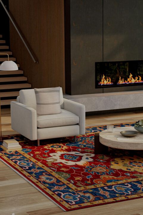 Envision ENV801 Red 2' x 3' Rug