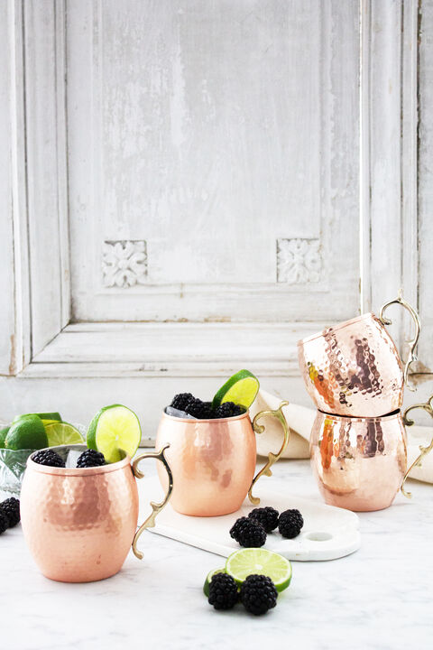 Coppermill Kitchen Vintage Inspired Mule Mugs Set/4