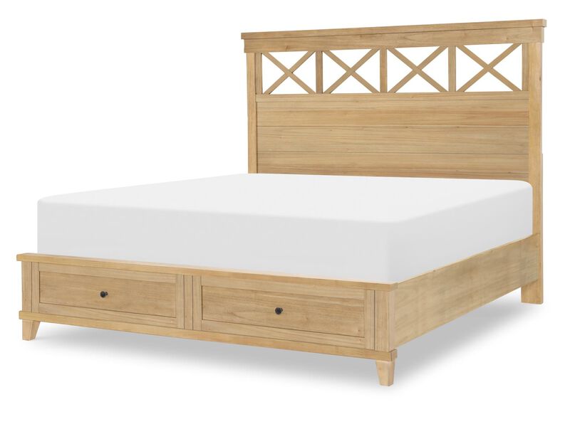 XXX's and OOO's Queen Panel Bed w/ Storage image number 1
