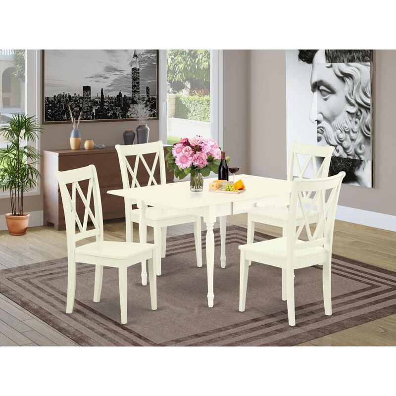 Dining Room Set Linen White