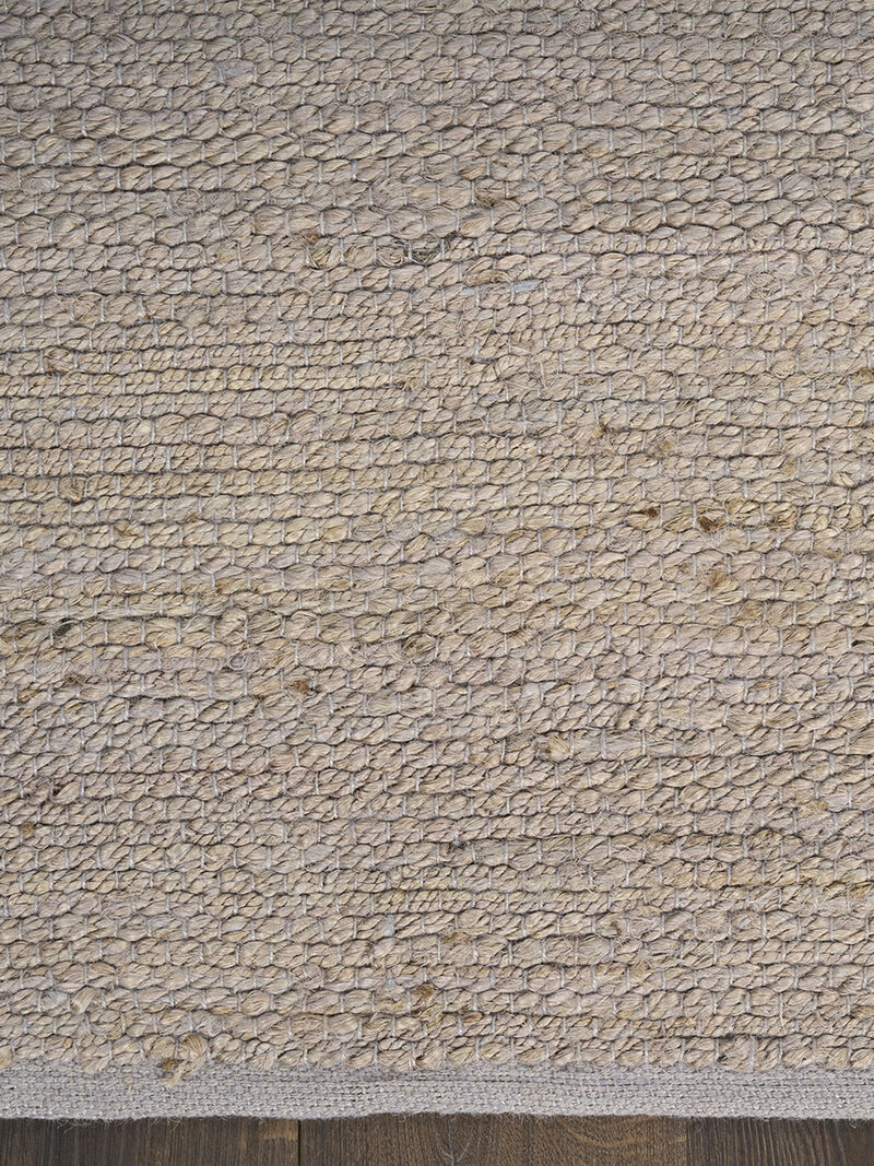 Natural Jute NJT01 Gray 4' x 6' Rug