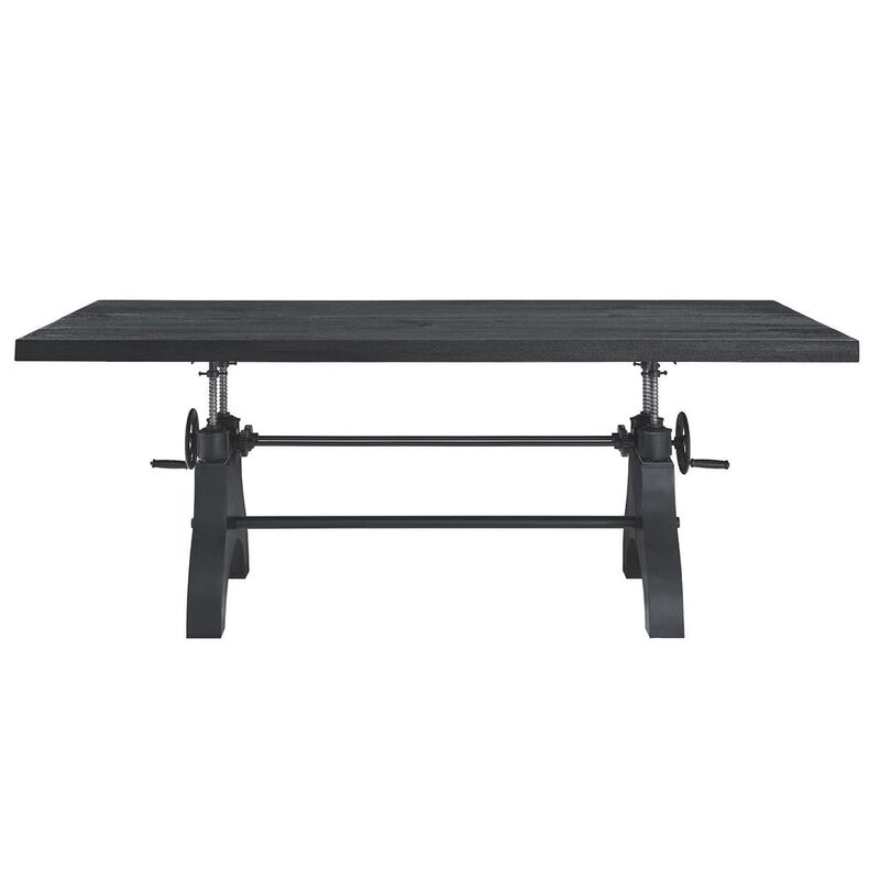 Genuine 96" Crank Adjustable Height Dining and Conference Table image number 5
