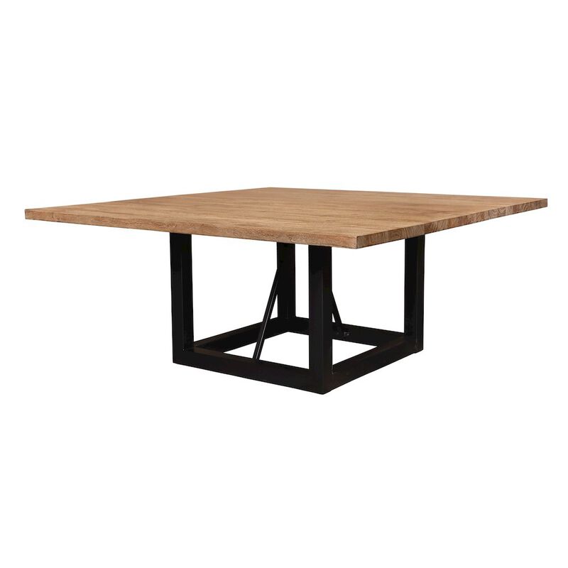 9-Piece Dining Set 8 Galway Chairs in Dark Gray Linen Sturdy Metal Frame