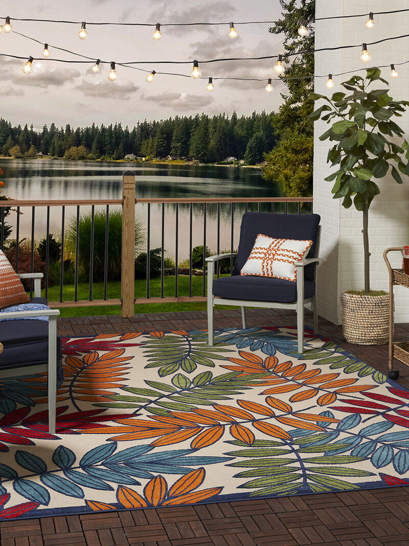 Aloha ALH18 Multicolor 10' x 14' Rug