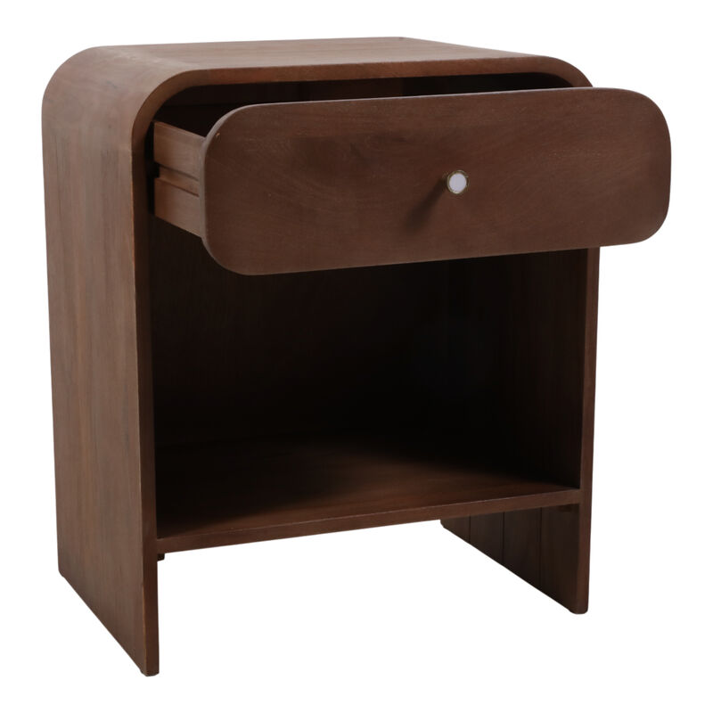 Side Table with Drawer and Shelf image number 2