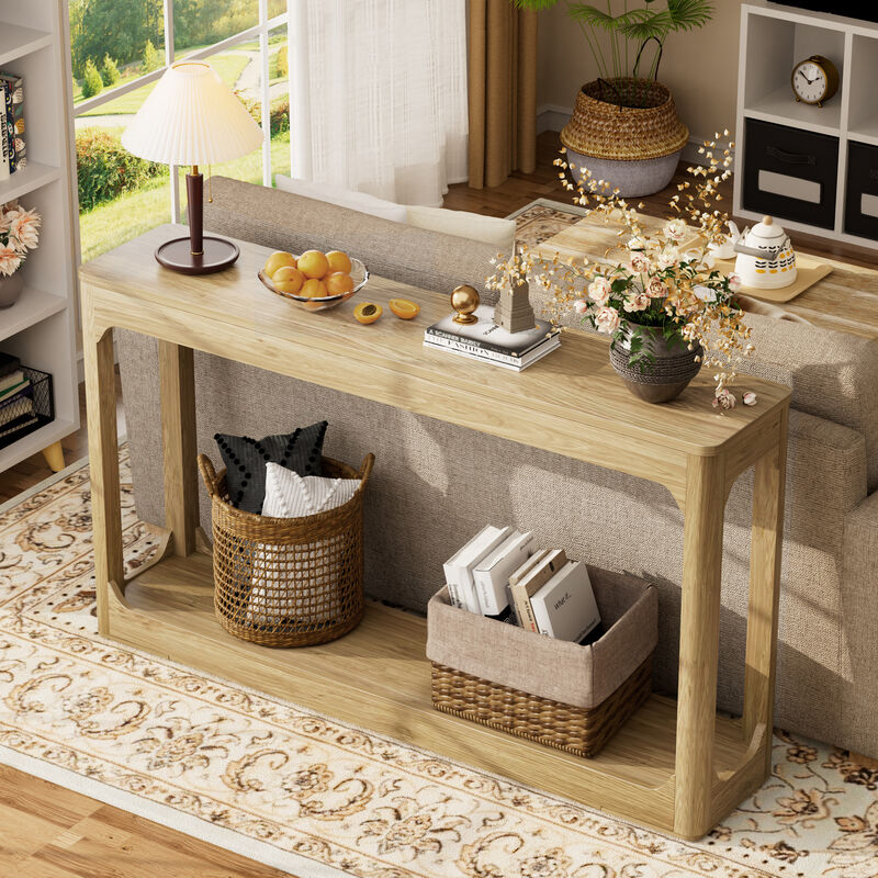 Nulvud wood console table image number 4