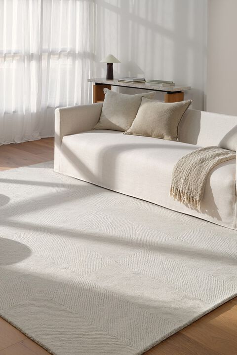 Labyrinth Tulsi Oat Milk 8'6" x 11'6" Rug