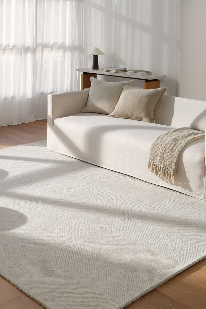 Labyrinth Tulsi Oat Milk 8'6" x 11'6" Rug image number 1