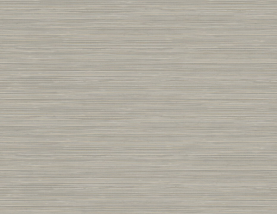 Bondi Grey Grasscloth Texture Wallpaper