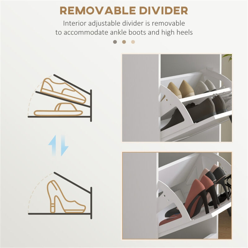 Shoe Storage Cabinet &ndash; Multi-Tier Organizer for Entryway, Bedroom, or Hallway image number 5