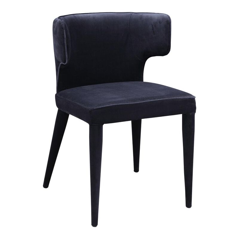 Moe's Home Collection Jennaya Dining Chair Black