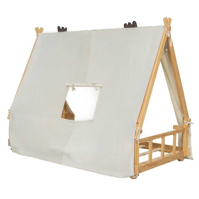 Weltfi Kids Tent House Bed Frame image number 6