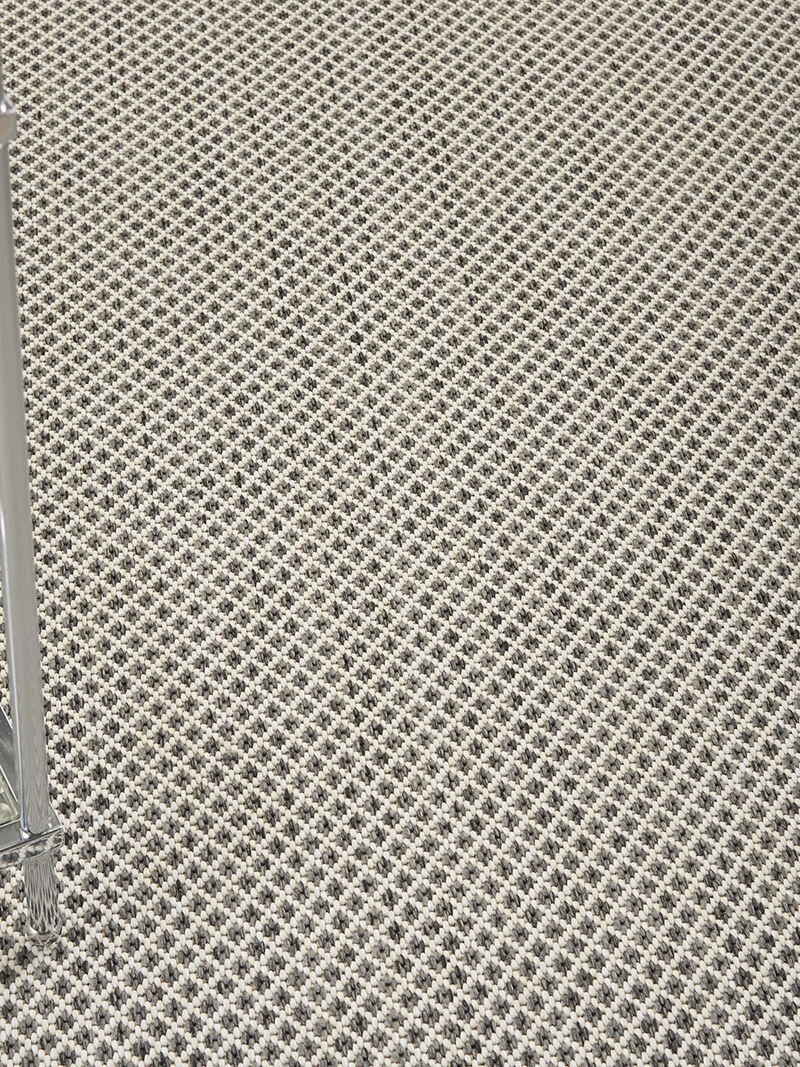 Courtyard COU01 Ivory/Charcoal 4' x 6' Rug