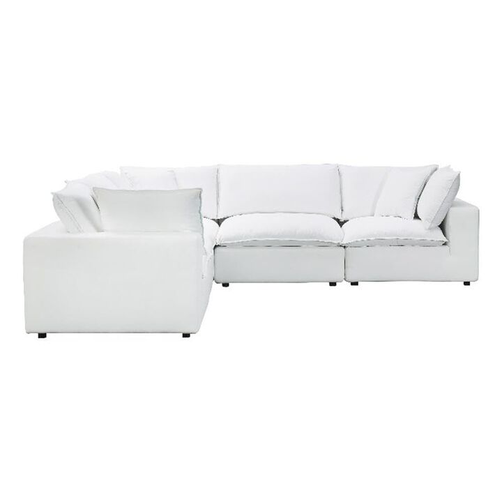 Cali Pearl Performance Fabric Modular L-Sectional