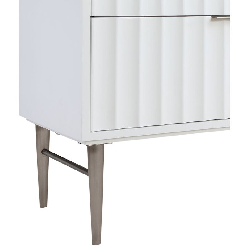 Meridian Furniture Modernist White Bathroom Vanity