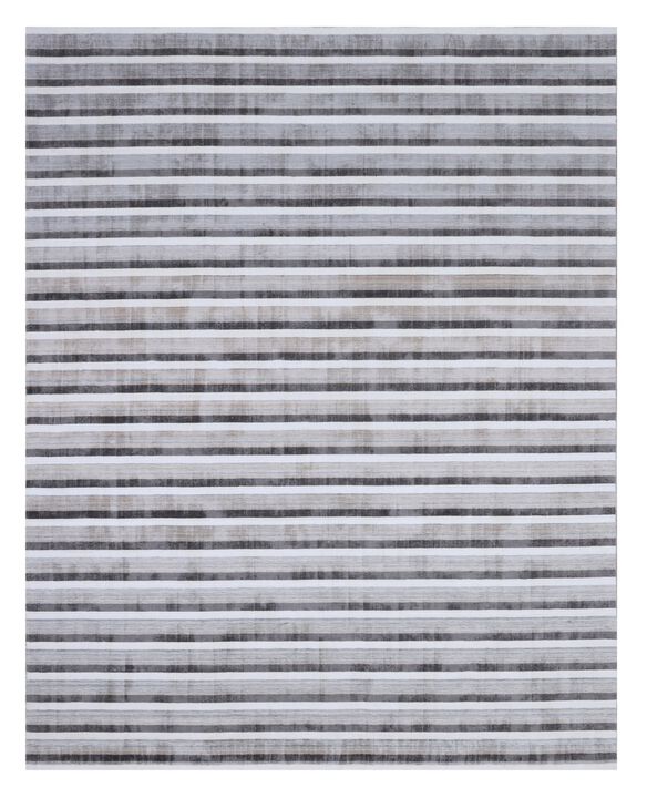 HomeRoots Striped Hand Loomed Area Rug