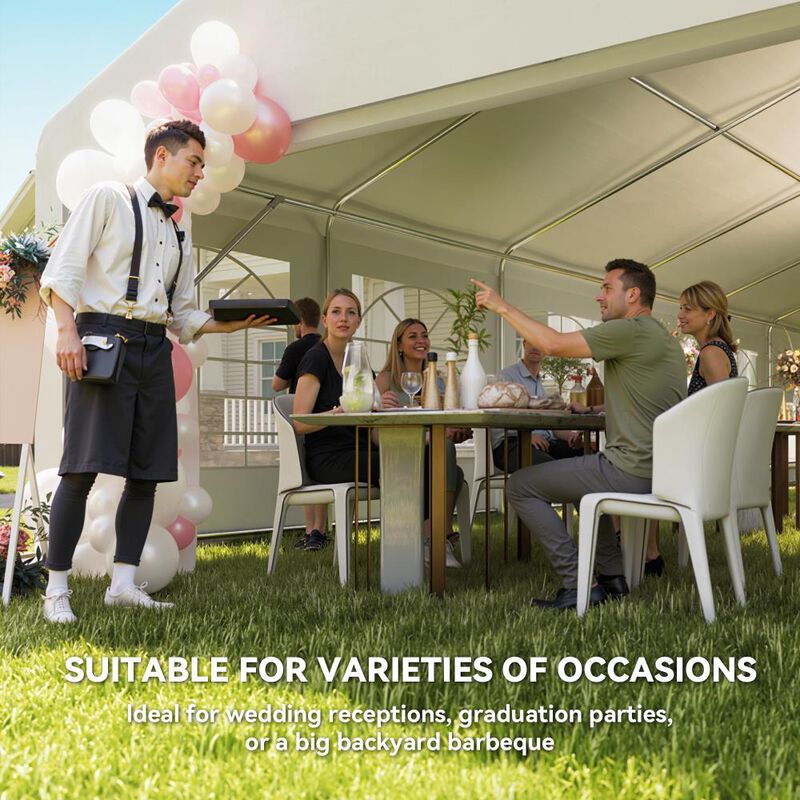 Hivvago Heavy-Duty 23' x 39' Event & Wedding Canopy image number 3