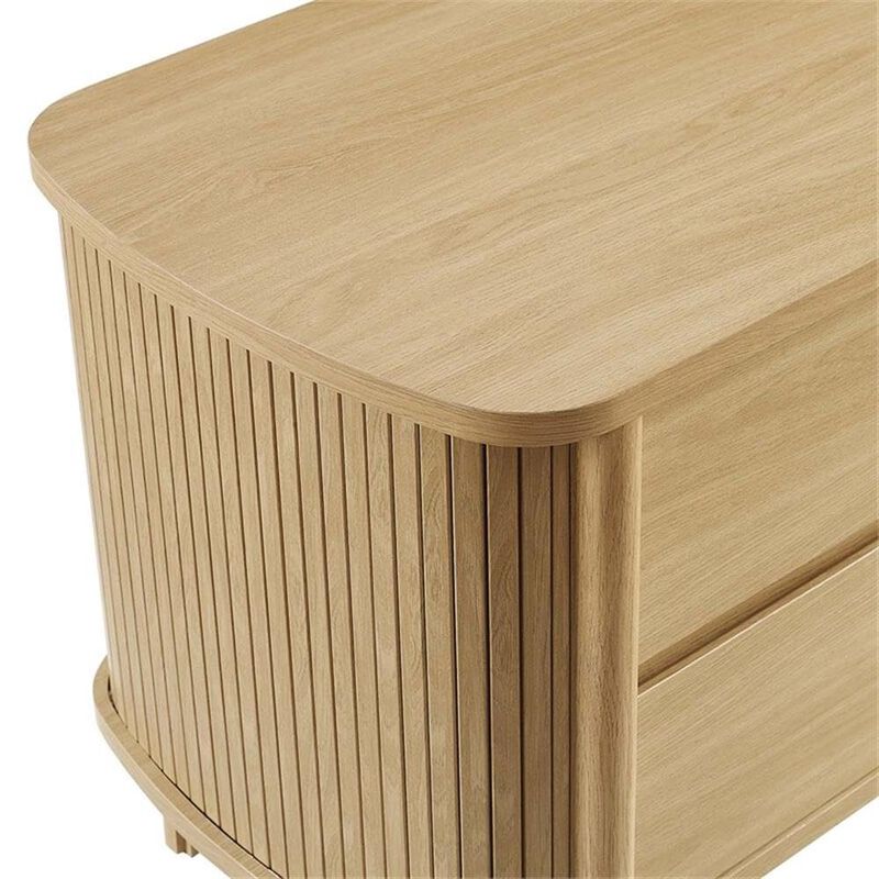 Cadence Fluted 2-Drawer Nightstand image number 7