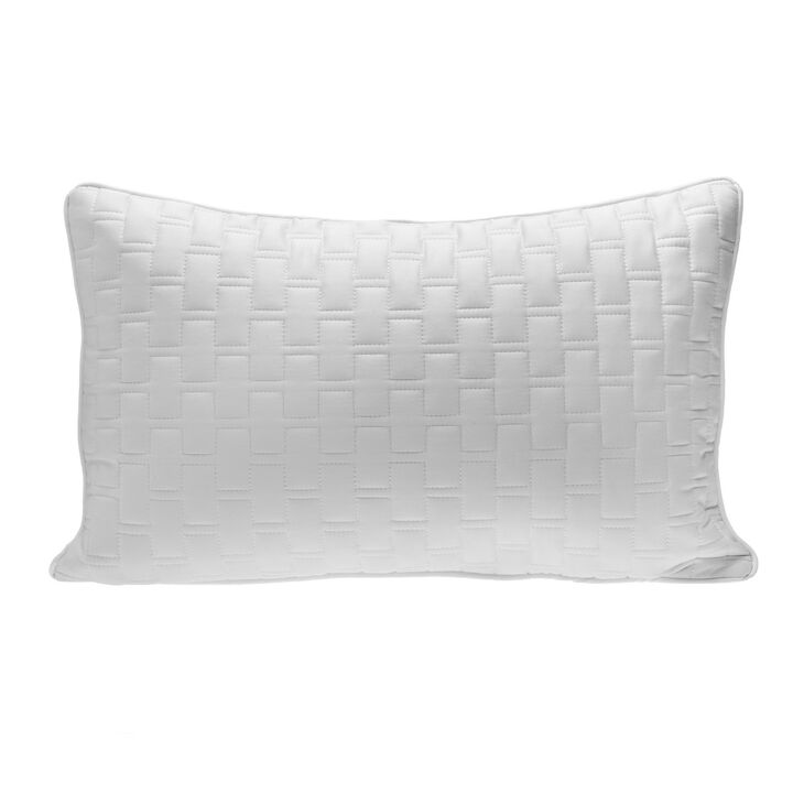 BedVoyage Melange viscose from Bamboo Cotton Quilted Decorative Pillow (sham with pillow insert)