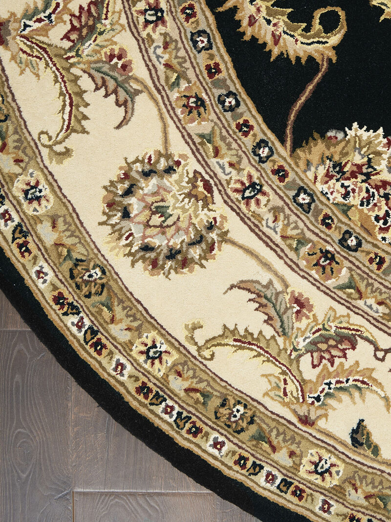 Nourison 2000 2022 Black 4' x Round Rug image number 2
