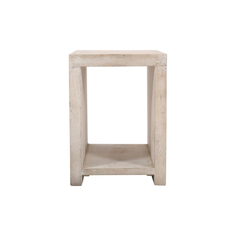 Mir 3-Piece Coffee and End Table Set in Brushed White