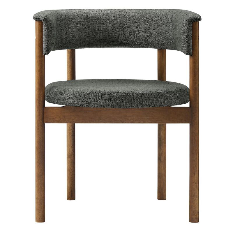 Clea Curved Upholstered Dining Chairs Set Of 2 image number 6
