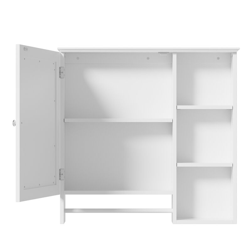 ELEMENT ACE Space Saving Wall Mounted Medicine Cabinet with Adjustable Storage Shelves image number 5