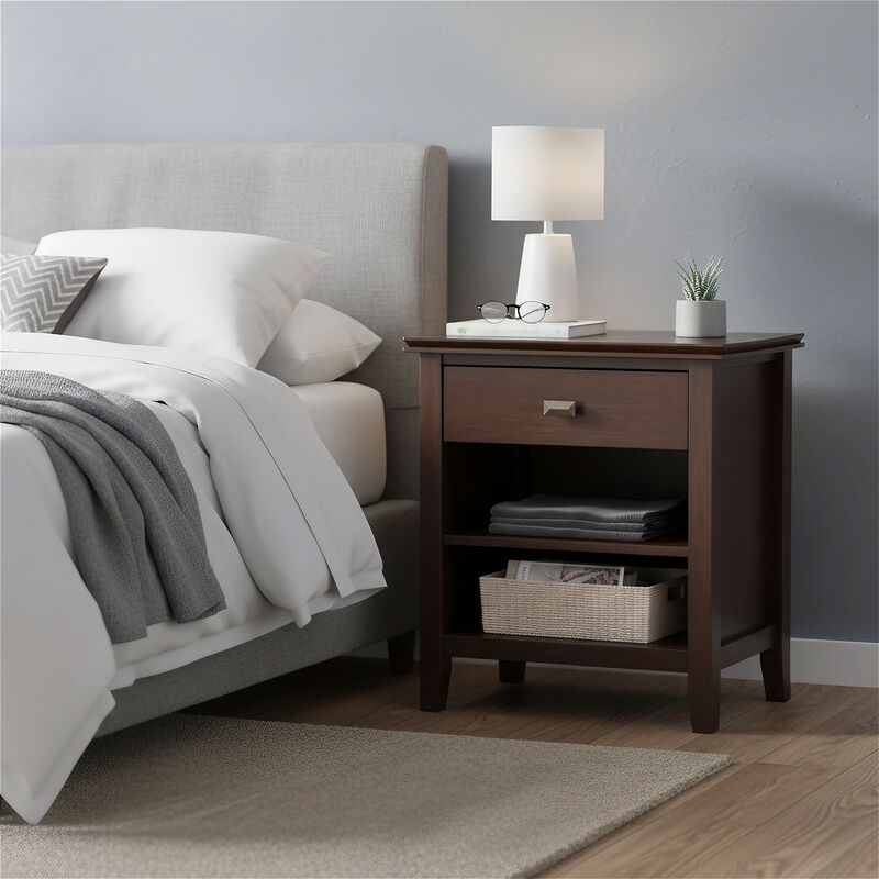Simpli Home Artisan Bedside Table image number 2