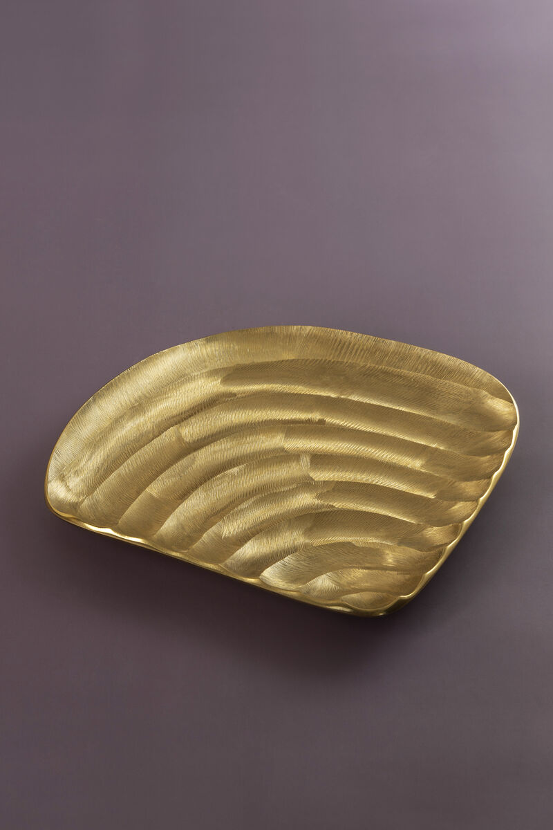 Zest Gold Decorative Tray 10"