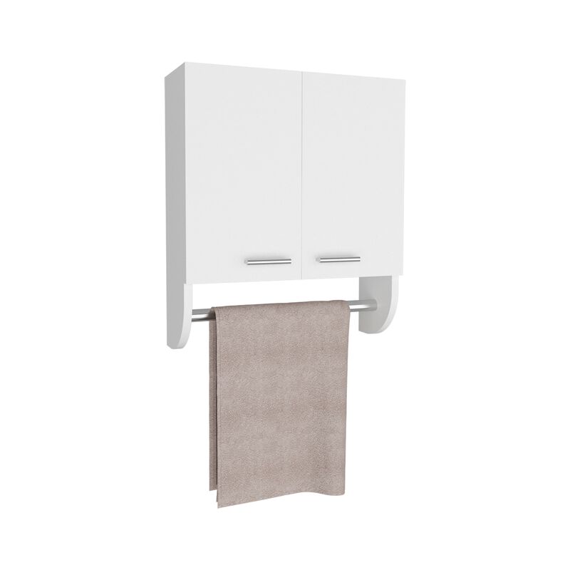 Huslia Medicine Cabinet 20.30" H, with 2 Shelves and 2 Doors, White