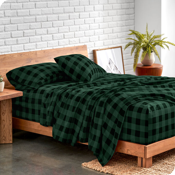 Soft & Cozy 100% Cotton Flannel Printed Pattern Sheet Set