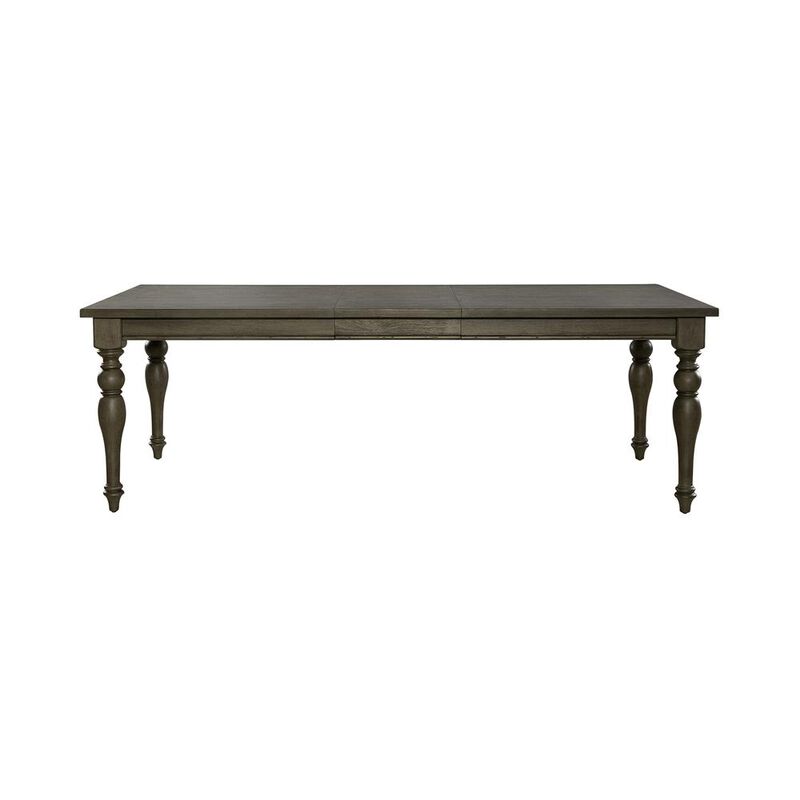 Liberty Furniture Americana Farmhouse Rectangular Leg Table in Dusty Taupe image number 3