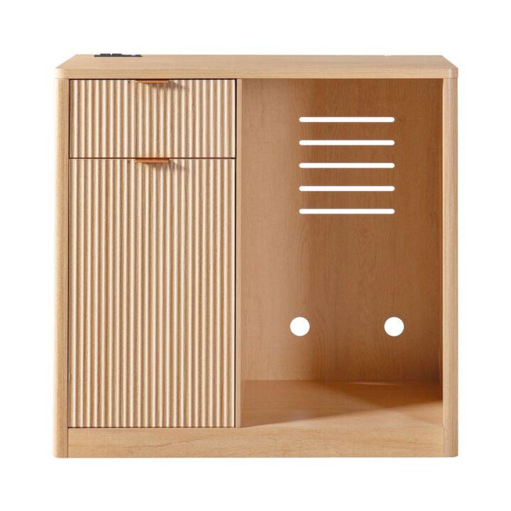 Falfil Mini Fridge Liquor Sideboard Cabinet