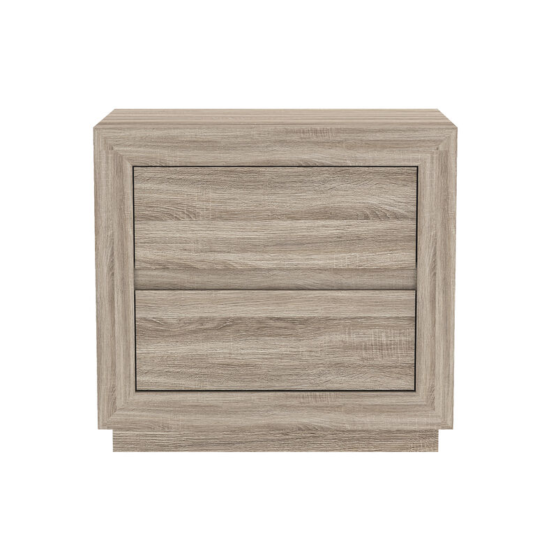 Soren 26" 2-Drawer Nightstand in Natural Oak image number 1