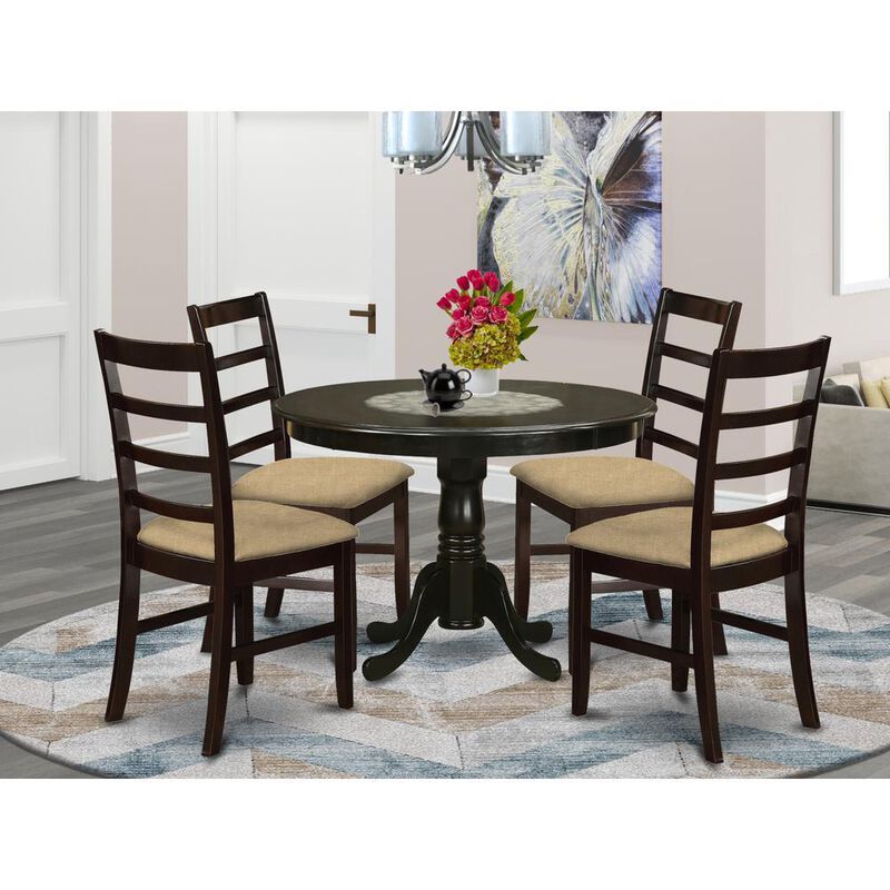 5 PC small Kitchen Table set-Dining Table and 4 Kitchen Chairs.