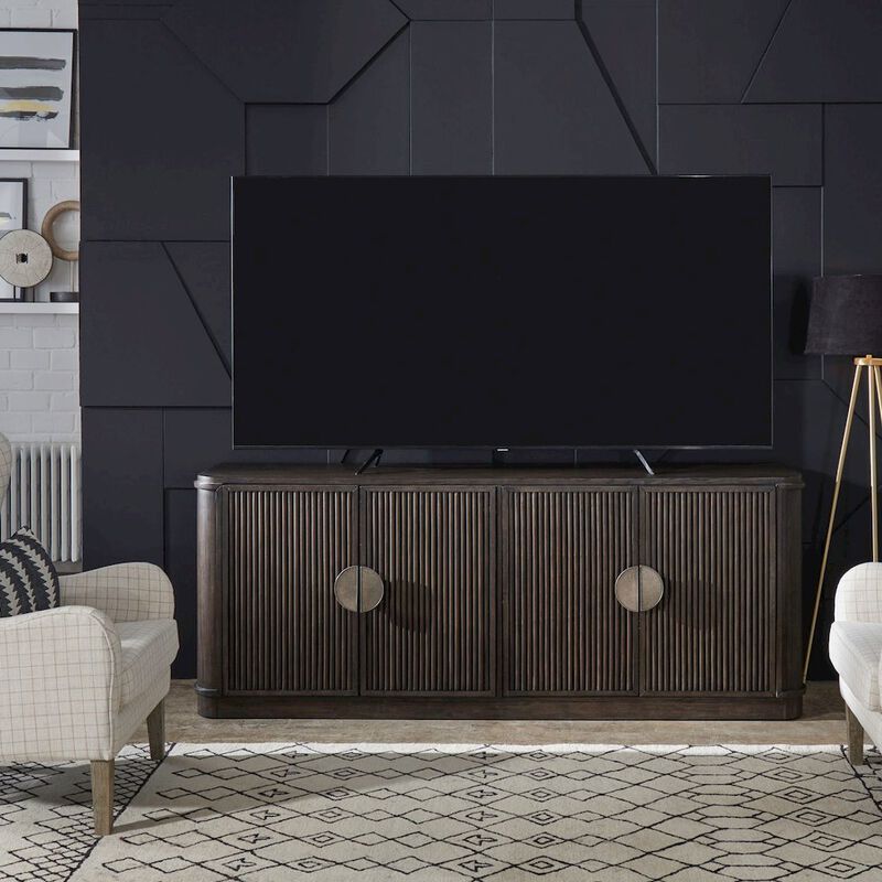 Liberty Furniture City View 82 Inch TV Console for Living Room  - Coffee Bean image number 8