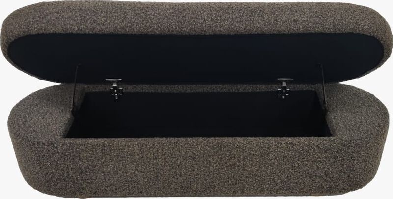 Kiki White Storage Bench image number 1