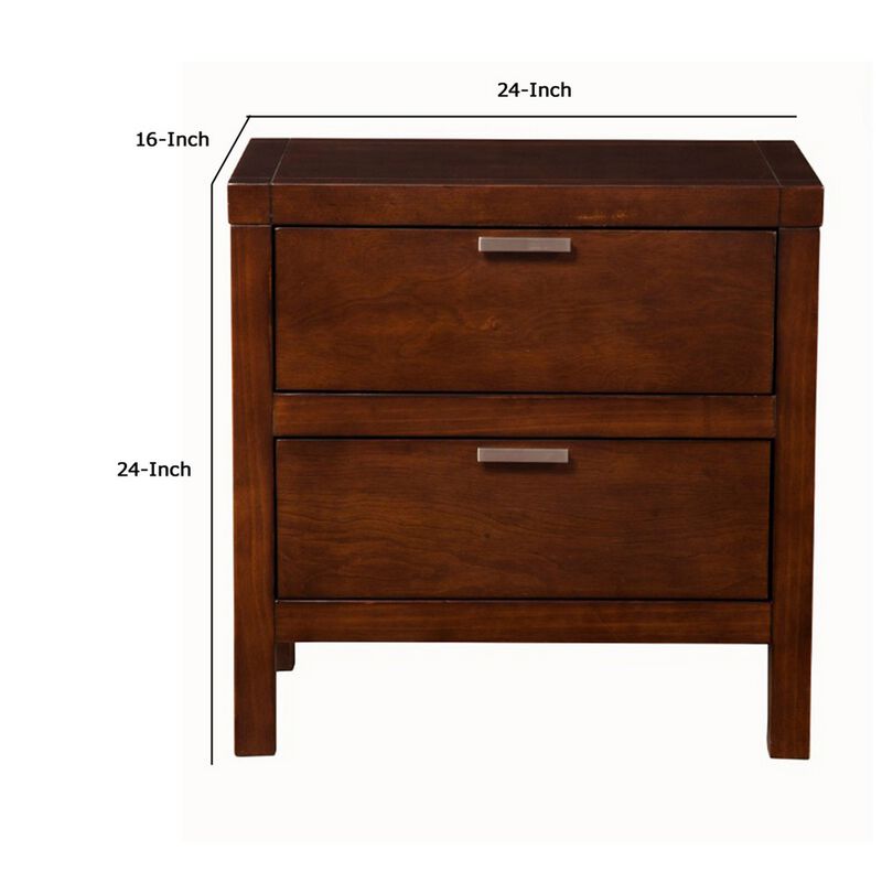 Subtle Finish SelectWood Nightstand, Brown image number 5