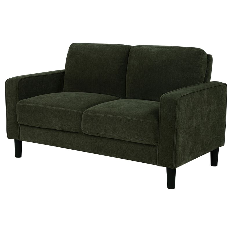 Rumi Loveseat, Track Arms w Piping, Foam Fill Upholstery image number 5