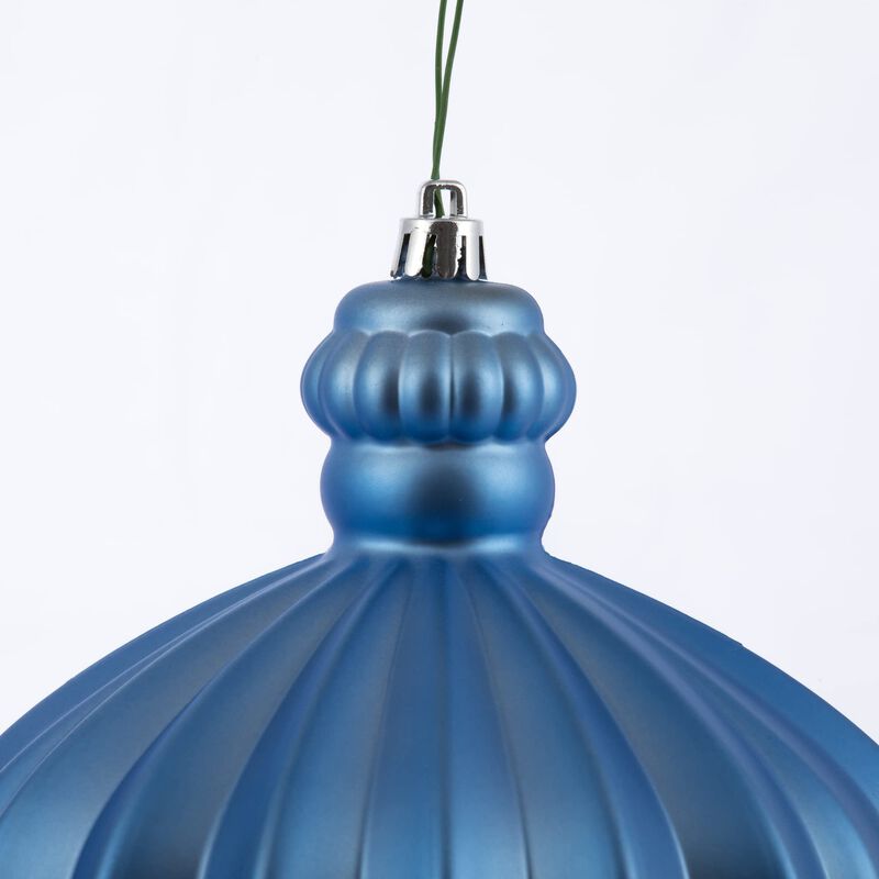Vickerman 6" Periwinkle Matte Onion Drop 4/Bg image number 1