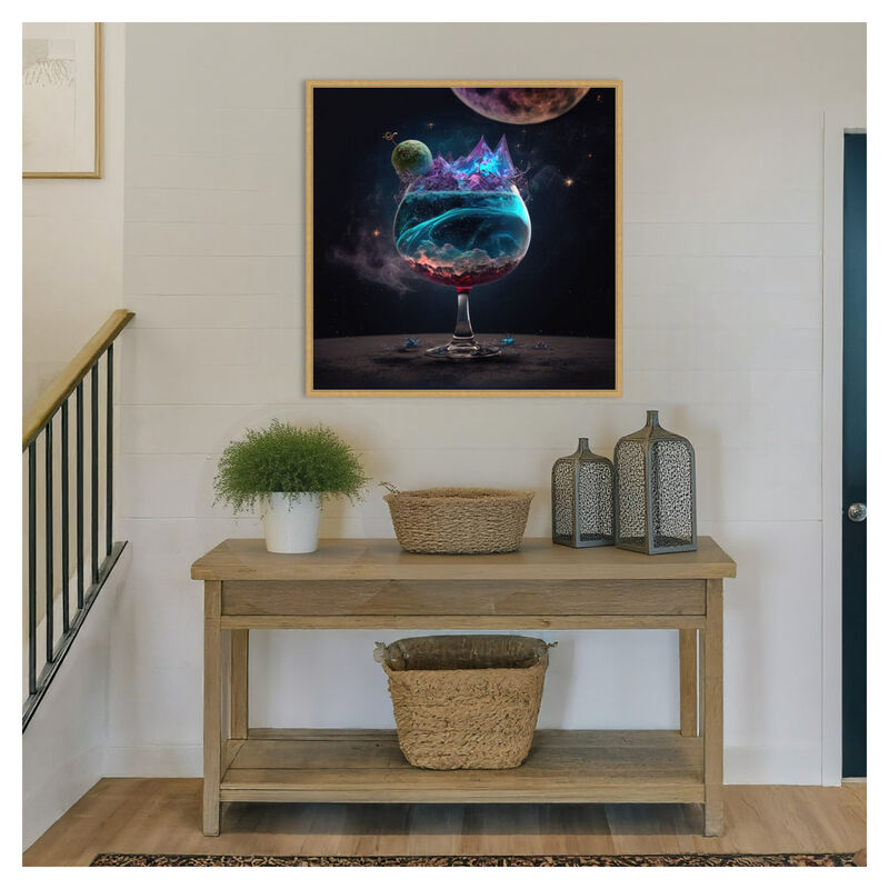 Planetary Cocktail by Jake Fouracre Framed Canvas Wall Art image number 4