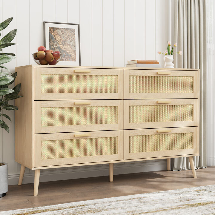 Zepvul Rattan Dresser